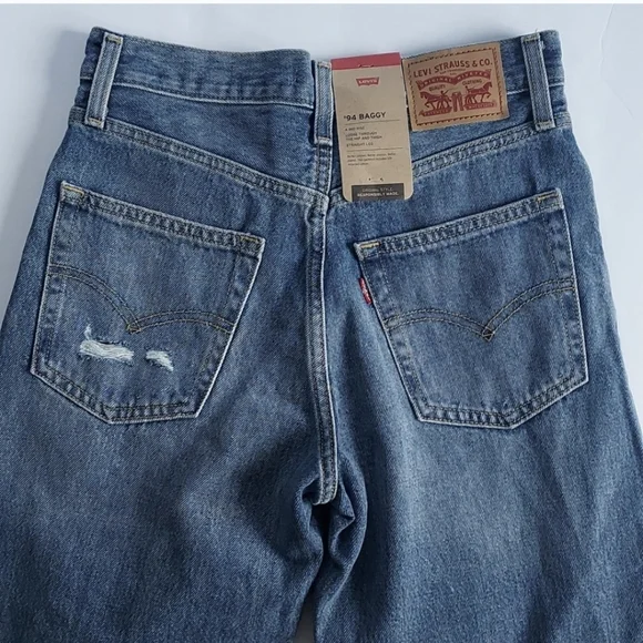📢SALE Levi's 94 Baggy Jeans NWT Sz 25 - Picture 6 of 16